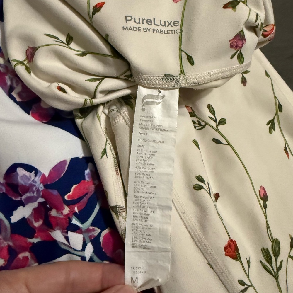 Fabletics Medium Legging Lot Capri 7/8 Length PureLuxe - Picture 5 of 5
